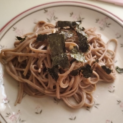 和風のお蕎麦が洋風に！新しい食べ方でした！美味しかったです！